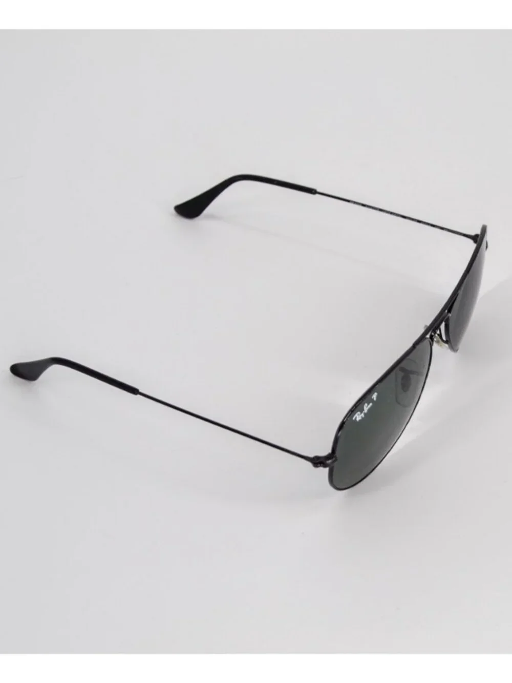 Ray-Ban Aviator Large Metal Total Black Polarized Sunglasses RB3025 002/58